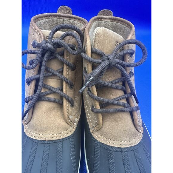 Sperry Breakwater Duck Boots Tan Brown Size 7.5 M Waterproof Memory Foam Comfort - Picture 10 of 14